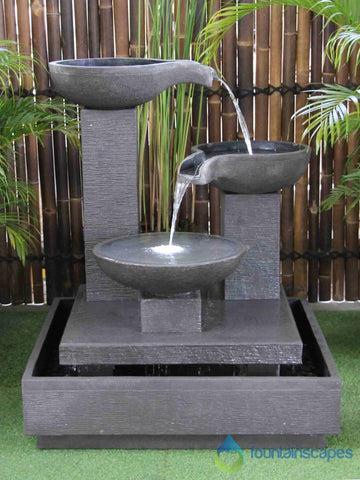Trio Bowl Fountain Fountains