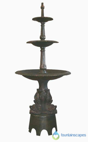 Heron 3 Tier Cast Iron Fountain Fountains